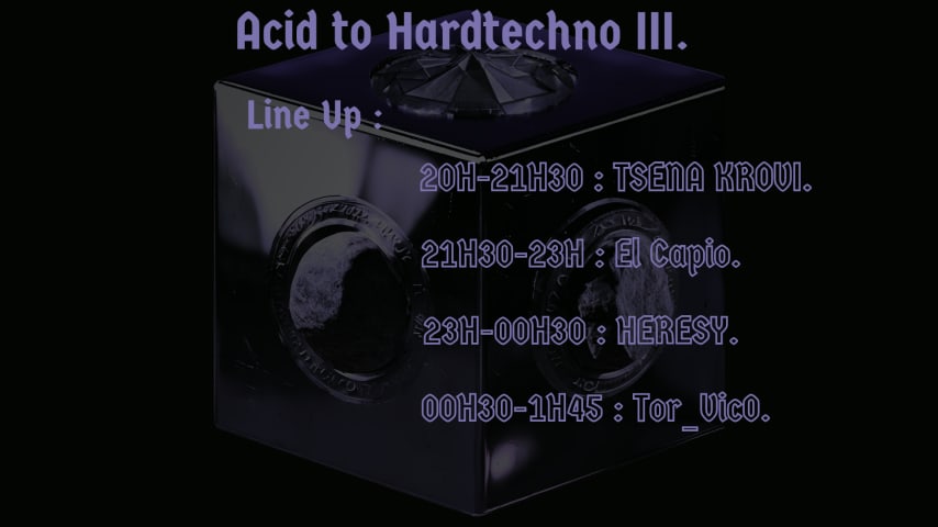 Acid to hardtechno III cover