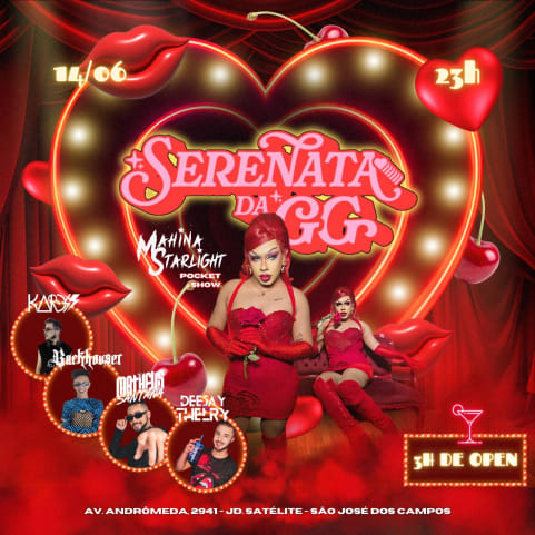 Serenata da GG - House Andromeda - 14/06 - 3h de Open Bar cover