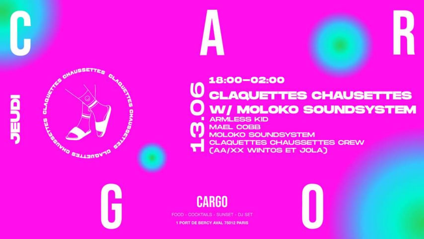 Cargo x Claquettes Chaussettes W/ Moloko cover