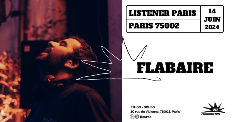 Le Listener Paris invite Flabaire cover