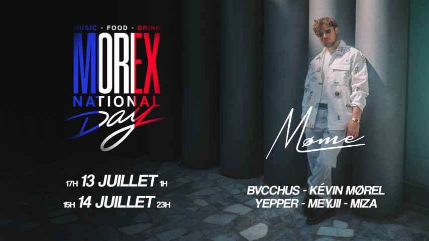 OPEN AIR MOREX NATIONAL DAY - SPECIAL GUEST : MØME cover
