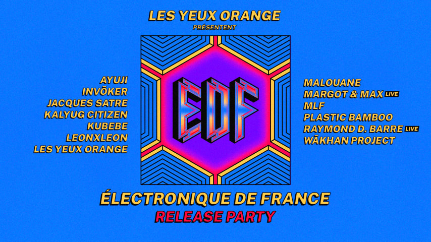 Les Yeux Orange : Electronique De France - 3 Scènes cover