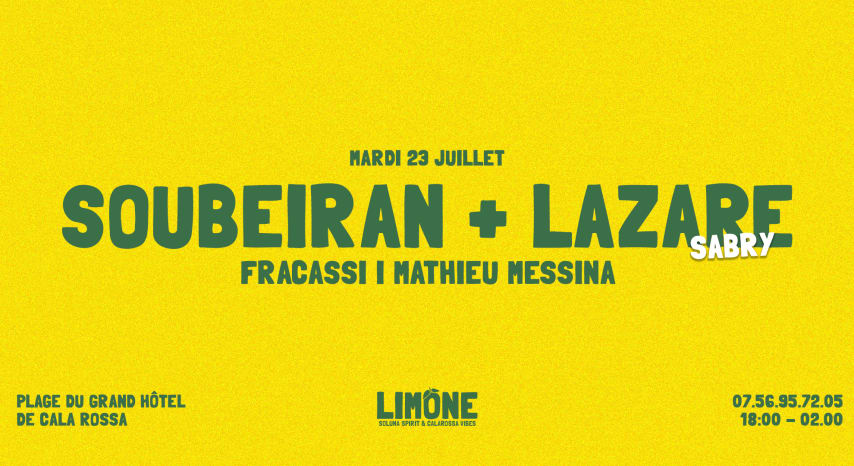 Limone : Soubeiran + Lazare Sabry + Matt Messina + Fracassi cover