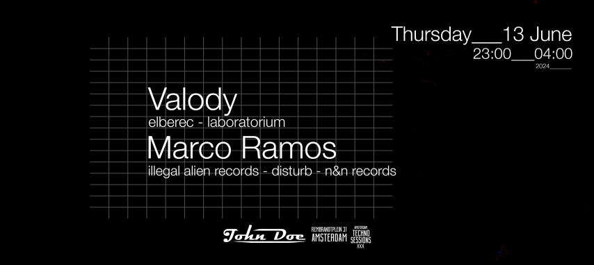 Amsterdam Techno Sessions w/ Valody (Elberec-Laboratorium) cover