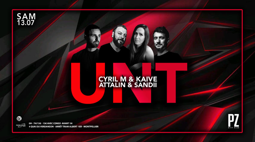 UNT X CYRIL M & KAIVE X ATTALIN & SANDII X PZ CITY CLUB cover