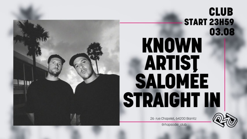 Known Artist • Salomée • Straight In cover