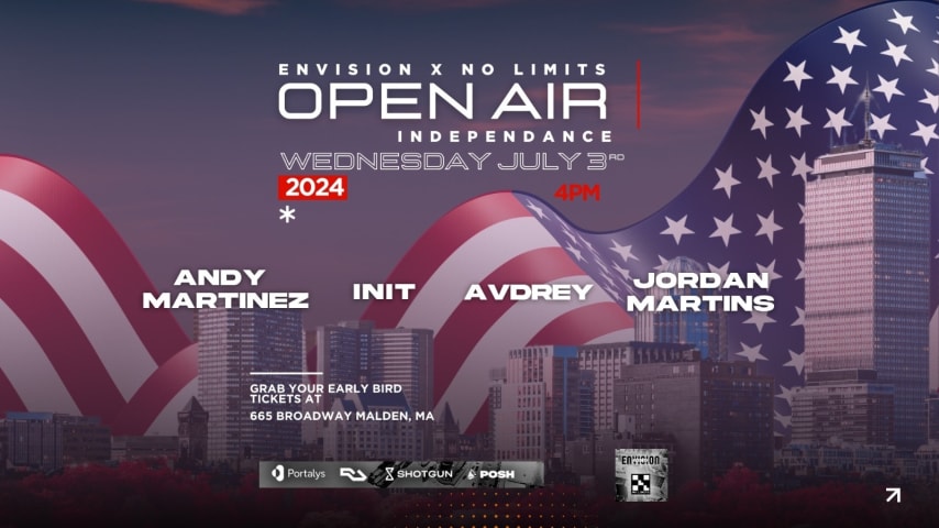 OPEN AIR  INDEPENDANCE NOLIMITS X ENVISION  no work on Thur cover