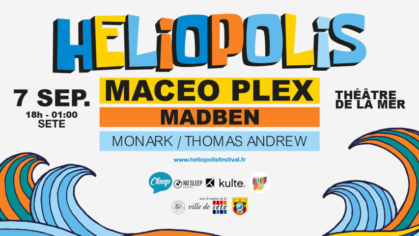 HELIOPOLIS : Maceo Plex, Madben, Monark & Thomas Andrew cover