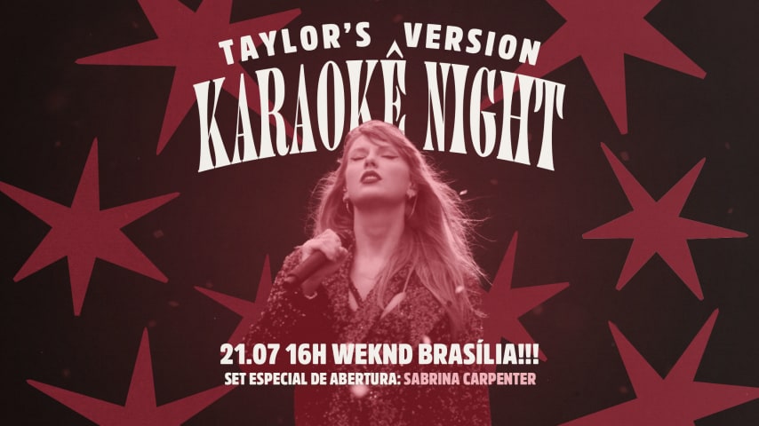 Taylor's Version Karaokê Night em Brasília cover