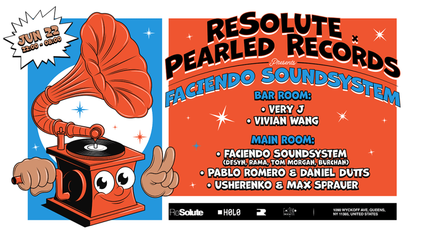 ReSolute x Pearled Records presents: Faciendo Soundsystem cover