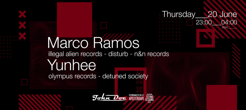 Amsterdam Techno Sessions w/ Marco Ramos & Yunhee (KR) cover