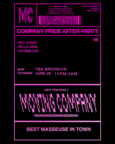 Moving Company: Company Pride After-Party cover