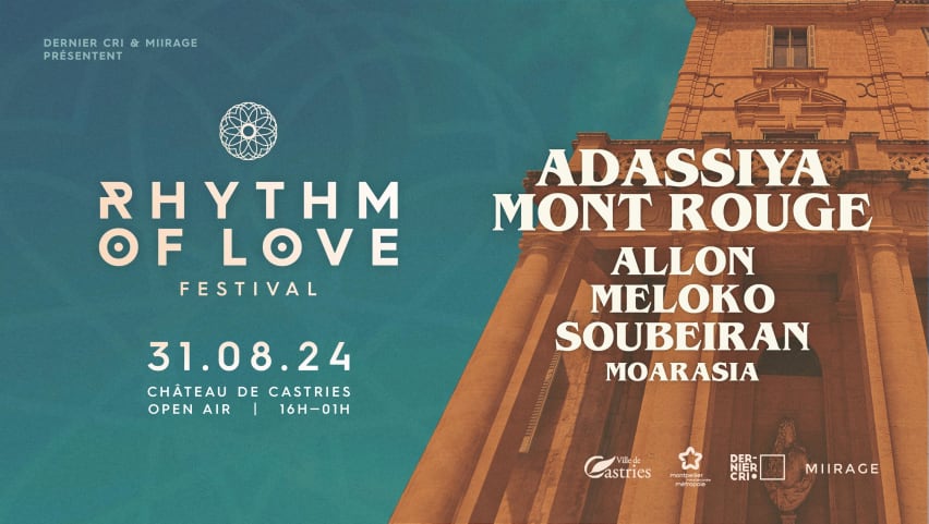 RHYTHM OF LOVE X CHATEAU DE CASTRIES 31.08 cover