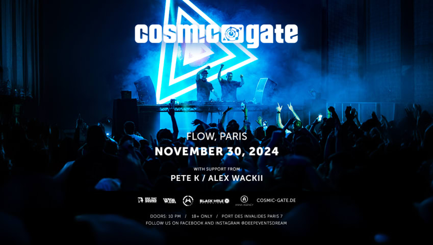 Cosmic Gate Paris 2024 cover