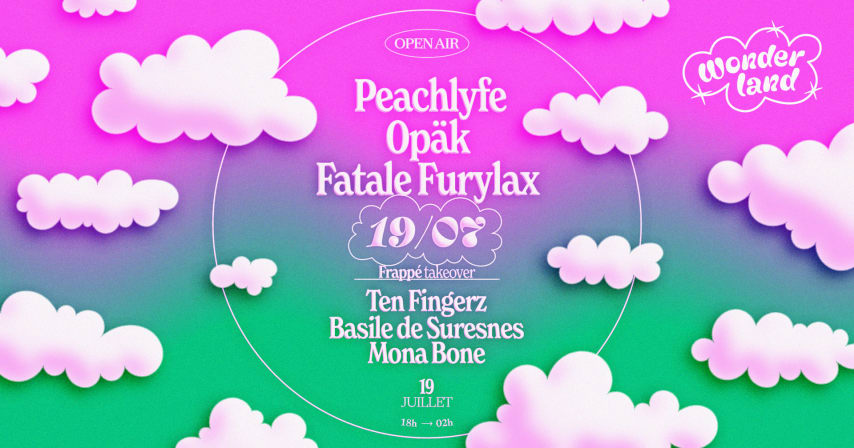 Wonderland invite : Peachlyfe - Opäk - Fatale Furylax cover