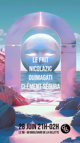 Le 9b invite Le frit, Nicolazic, Clément Segura, Ouimagati cover