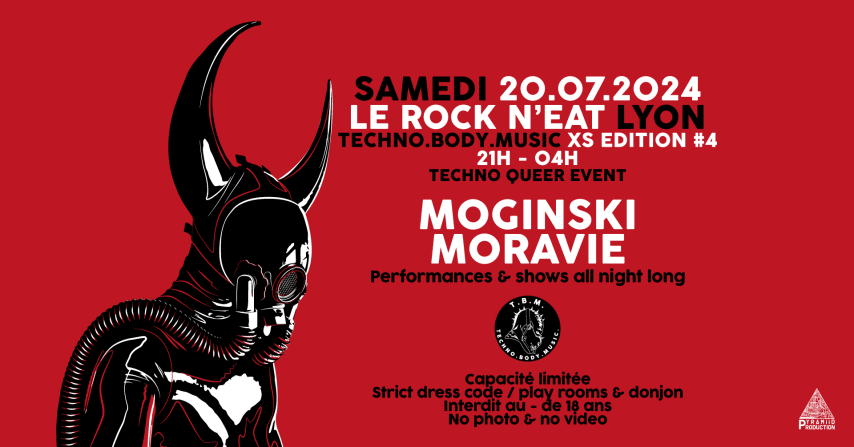 TBM XS édition #4 w MORAVIE & MOGINSKI (Rock N Eat, Lyon) cover