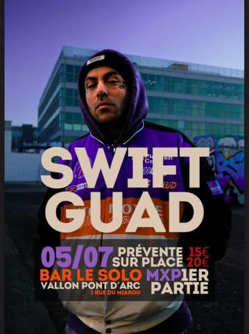 Concert SWIFT GUAD à Vallon pont d'arc cover