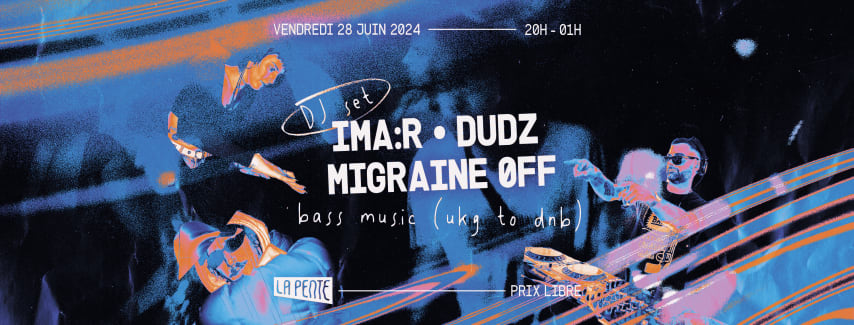 IMA:R, DUDZ & MIGRAINE OFF [ukg to dnb] cover