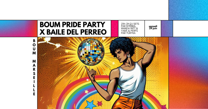 BOUM PRIDE PARTY x BAILE DEL PERREO • DJ SETS & PERFS cover