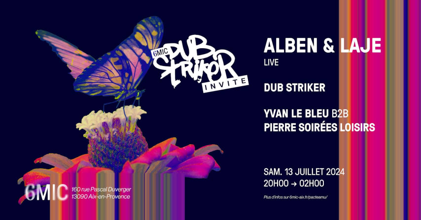 DUB STRIKER INVITE ALBEN & LAJE AU 6MIC cover