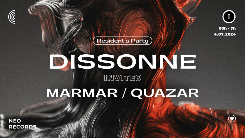 NEO AGENCY / RESIDENT'S PARTY / DISSONNE & friends cover