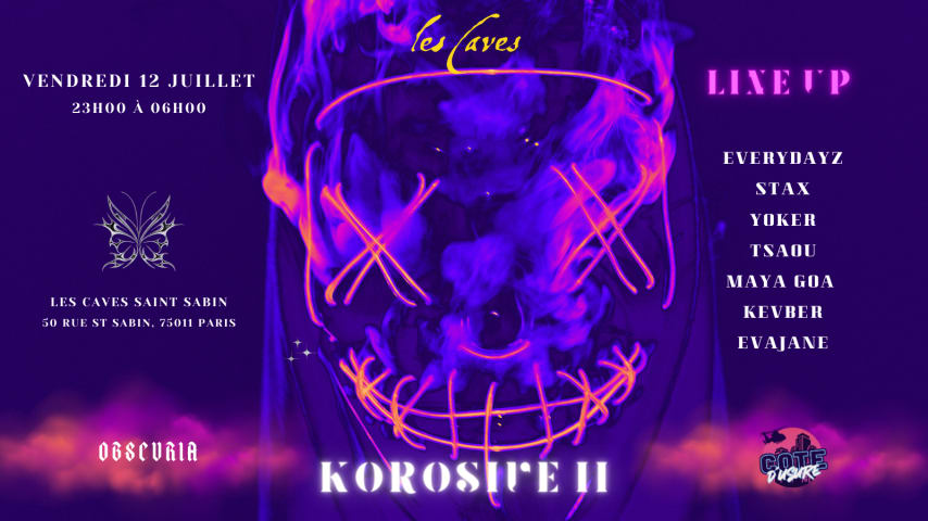 Obscuria x Côte d'Usure : KOROSIVE II cover