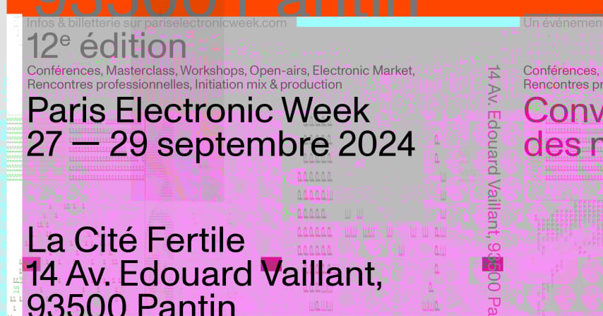 Paris Electronic Week 2024 cover