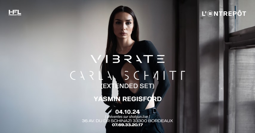 VIBRATE w/ CARLA SCHMITT (EXTENDED SET) / YASMIN REGISFORD cover
