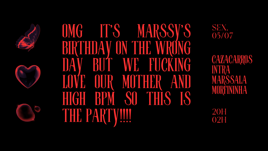 OMG it's Marssy's birthday!!!!!! (But on the wrong day) cover