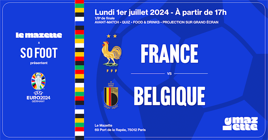 So Foot : France - Belgique cover