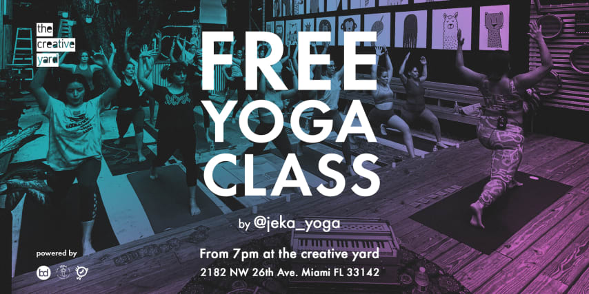 FREE YOGA CLASS_ First MONDAY of the month _July 1st. cover