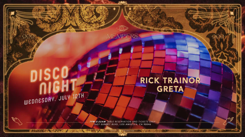 Disco Night - Rick Trainor & Greta cover