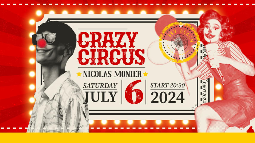 SKY BEACH : CRAZY CIRCUS X NICOLAS MONIER cover