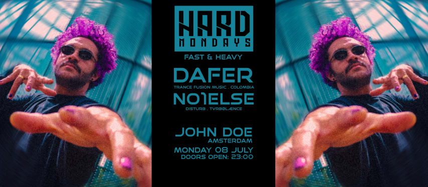 HARD MONDAYS AMSTERDAM - HARD TECHNO NIGHT W/ DAFER - COL cover