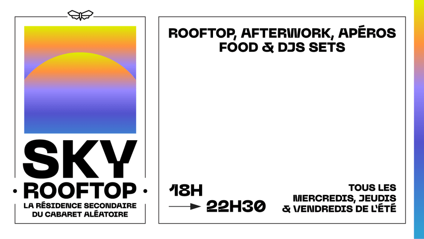 SKY ROOFTOP - OPENING VENDREDI 5 JUILLET cover