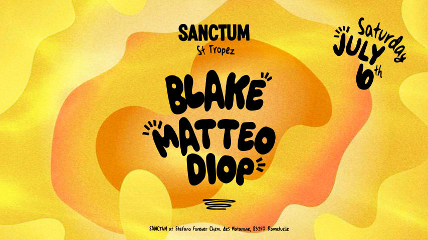 Sanctum Club w/ Blake, Matteo Diop cover