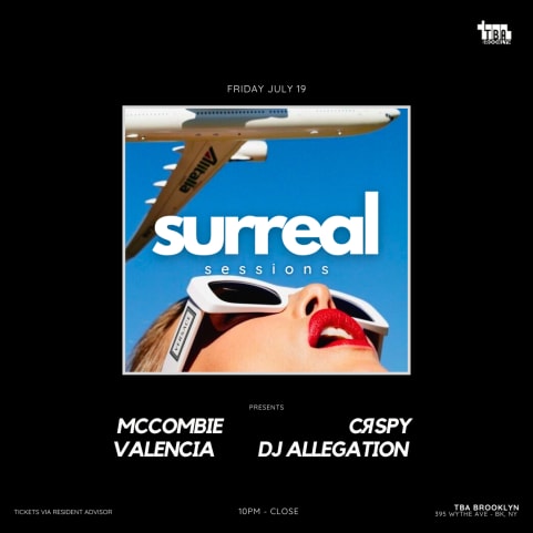 Surreal Sessions: McCombie, Crspy, Valencia, DJ Allegation cover