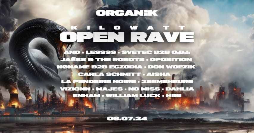 Organïk : Open Rave 2024 cover