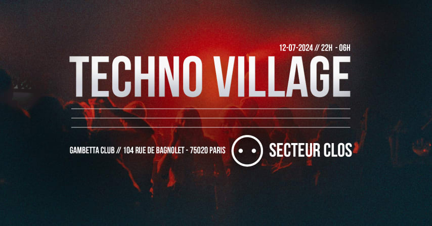 Secteur Clos - Techno Village #12 W/Elhadi,Contrxaction & Co cover