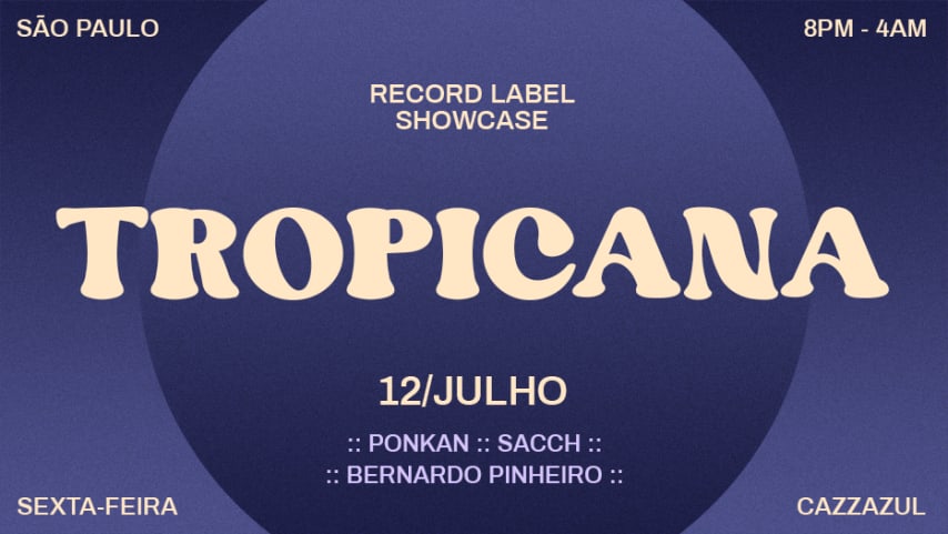 Tropicana - São Paulo, Brasil - 12/Julho cover