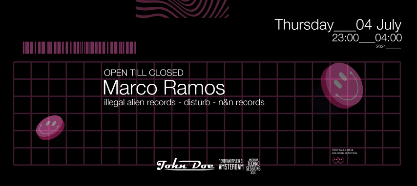 Amsterdam Techno Sessions w/ Marco Ramos (Disturb) PT cover