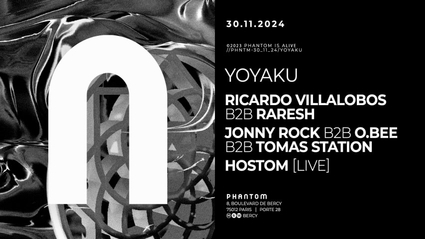 Phantom : Yoyaku Presents Ricardo Villalobos B2b Raresh cover