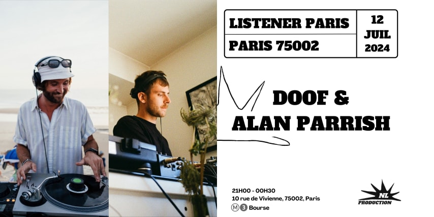 Le Listener invite Doof & Alan Parrish cover