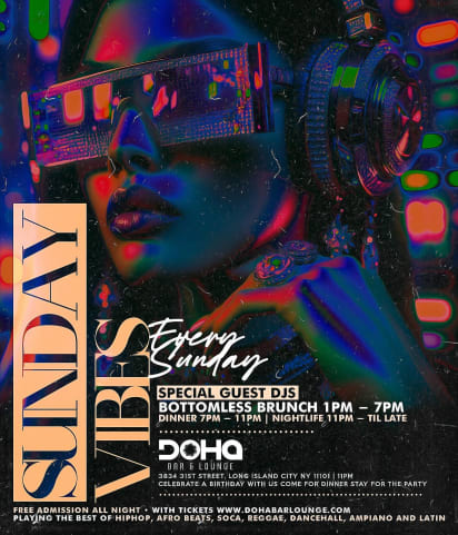 Sunday Vibes at Doha Bar Lounge cover