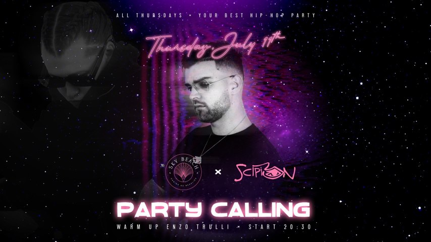 SKY BEACH X DJ SCIPION : PARTY CALLING #6 cover