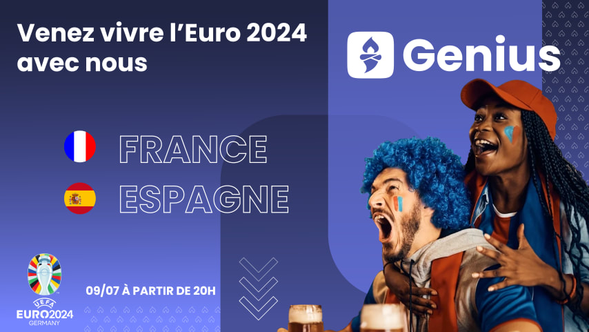 ON EST EN DEMI !! Vivre France vs Espagne avec Genius cover