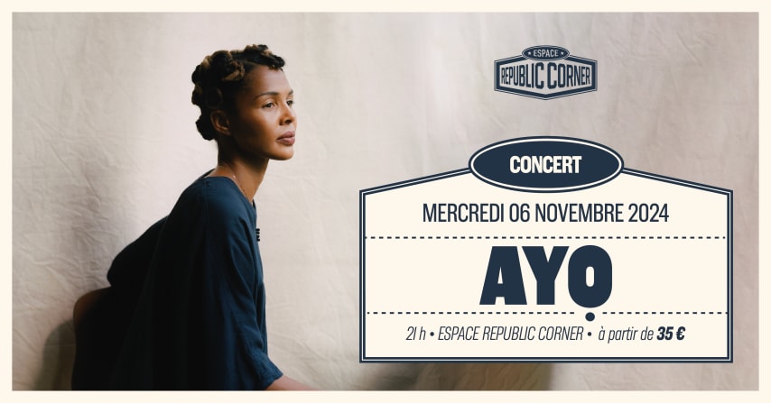 AYO en concert à l'Espace Republic Corner cover