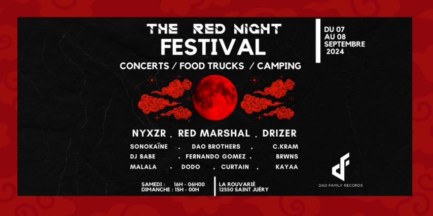 THE RED NIGHT / FESTIVAL cover