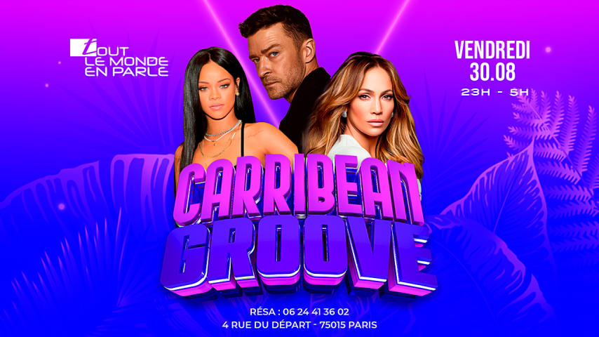 Vendredi 30 aout caribbean groove Terrasse Club cover